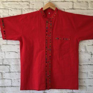 Men's Guayabera Traditional Mexican Shirt
